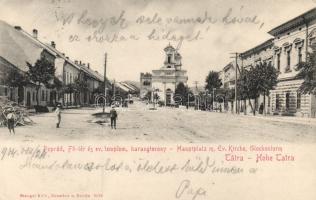 Poprád main square