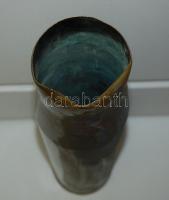 II. világháborús! Réz ágyúlövedék hüvely ,69 cm magas, 8,48 kg