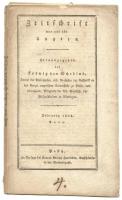 1804 L. S.: Bücher-Anzeigen. Beyträge zur Topographie des Königreichs Ungern. Herausgegeben von Samuel Bredetzky, in Zeitschrift von und für Ungern, 1804/VI, pp375-378, folyóirattöredék a teljes cikkel /  Fragment of the magazine with the complete article