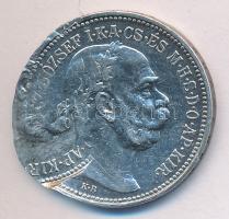 1914. 1K Ag elő- és hátoldali duplaveret T:2