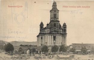 Szamosújvár main square, Armenian church (cut)