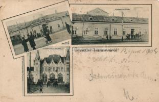 Temesvár Hotel Haunold, Hotel Korona, Józsefváros railway station