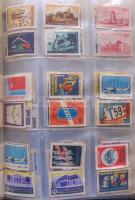 Kb 800 darabos magyar gyufacímke gyűjtemény sorozatok szerint szépen rendezve