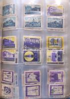 Kb 800 darabos magyar gyufacímke gyűjtemény sorozatok szerint szépen rendezve