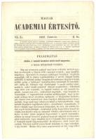 1847 Schedel (Toldy) Ferencz: Felszólítás minden, a' nemzeti becsületet szivén viselő magyarhoz a' hazai műemlékek' ügyében, in Magyar Academiai Értesítő, VII/2, pp17-19, folyóirattöredék a teljes cikkel