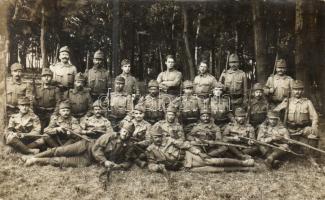 Group of Hungarian infantrymen photo