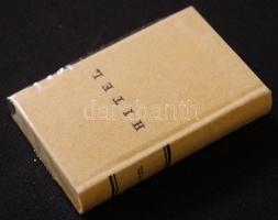 Minikönyv: Gróf Széchenyi István: Hitel. Bp., 1979, Közgazdasági és Jogi Könyvkiadó. Megjelent az el...