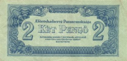 1944. 1P, 2P, 5P (2x), 10P, 20P (T:I-), 50P (2x), 100P " A Vöröshadsereg Parancsnoksága" s...