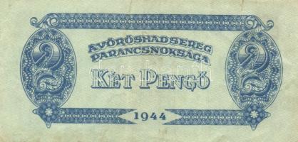 1944. 1P, 2P, 5P (2x), 10P, 20P (T:I-), 50P (2x), 100P " A Vöröshadsereg Parancsnoksága" s...