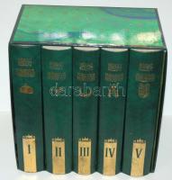 Hóman-Szekfű: Magyar történet I-V. hasonmás kiadás Maecenas Kiadó, 1990. Aranyozott félbőr kötésben, kísérő tanulmánnyal, hibátlan karton tékában, hibátlan állapotban