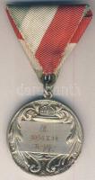 Füsti Molnár Béla Szeged (20.sz.) 1934. "SOHA" ezüstözött Br lövész díjérem (40mm) szalagg...