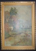 Nagy képtétel: 15db különféle technikával (olaj, print, tus) és méretben készült kép keretben és ané...