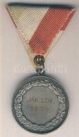 Füsti Molnár Béla Szeged (20.sz.) 1939. "Járőr Lövészverseny" díjérem (37mm) szalaggal T:2