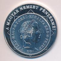 DN "A magyar nemzet pénzérméi - Az első magyar feliratú pénz 1848-1849." Ag (0,999) emlékérem (10,37g/35mm) T:PP Tanúsítvánnyal