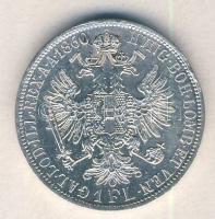 Ausztria 1860A 1Fl Ag T:2
Austria 1860A 1 Florin Ag C:XF