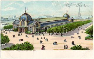 Paris 1900 Expo Palace of Paris litho