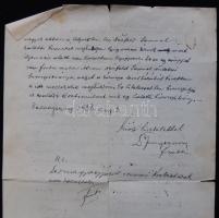 1938 Dr. Junger Mózes (1878-1944) zalaegerszegi anyakönyvvezető főrabbi Neufeld Sámuel gyógyszerészn...