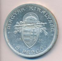 1938. 5P Ag "Szent István" T:2 ph.