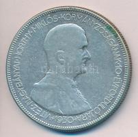 1930. 5P Ag "Horthy-jobbra" T:3