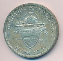 1938. 5P Ag "Szent István" T:2