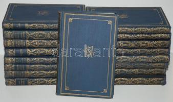 Herczeg Ferenc Munkái Gyüjteményes Díszkiadás. Bp., 1925, Singer és Wolfner. 17 kötet a teljes sorozatból. Kiadói aranyozott egészvászon kötésben a Lantos Rt. Könyvkötészetből, kissé kopottas, de jó állapotban
