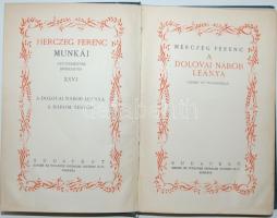 Herczeg Ferenc Munkái Gyüjteményes Díszkiadás. Bp., 1925, Singer és Wolfner. 17 kötet a teljes soroz...