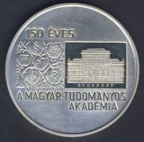 Képíró Zoltán (1944-1981) 1975. "150 éves a Magyar Tudományos Akadémia" Ag emlékérem (31g/42mm) T:PP