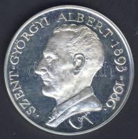 Lapis András (1942-) / Szabó Géza (1939-) 1987. "MÉE Szeged / Szentgyörgyi Albert" Ag emlékérem (36g/42.5mm) T:PP