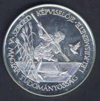 Lapis András (1942-) / Szabó Géza (1939-) 1987. "MÉE Szeged / Herman Ottó" Ag emlékérem (3...