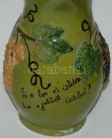 Cca 1900 Korondi korsó, apró hibákkal, magasság: 35 cm