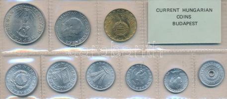 1982. 2f-10Ft 9db klf érmés forgalmi sor fóliatokban T:1