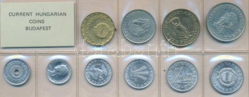 1984. 2f-20Ft 10db klf érmés forgalmi sor fóliatokban T:1