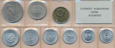 1979. 2f-10Ft 9db klf érmés forgalmi sor fóliatokban T:1