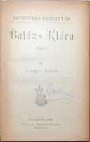 Egyetemes regénytár 41 darab a sorozatból. Bp., 1899. Singer és Wolfner. egységes Gottermayer egészv...