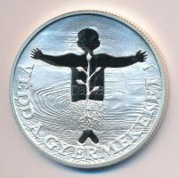 1989. 500Ft Ag "Védd a gyermekeket" T:PP