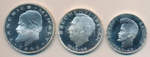 1948. 5Ft Ag "Petőfi", 10Ft Ag "Széchenyi", 20Ft Ag "Táncsics" "S...