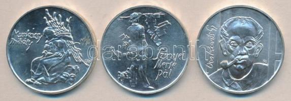 1976. 200Ft Ag 3klf db "Festők I. - Munkácsy, Szinyei, Derkovits" T:BU