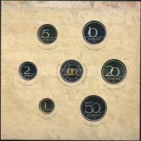 2005. 1Ft-100Ft 7klf db + 10Ft "József Attila" dísztokos szettben T:PP Csak 7000db!