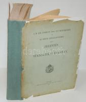 Az m. kir. kormány 1904. évi működéséről és az ország közállapotairól szóló jelentés és statisztikai évkönyv. Bp., 1905. Athenaeum. Javított kötésben 585p.