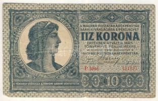 1919. augusztus 9. 10K T:III-