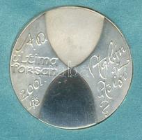 Lapis András (1942-) / Szabó Géza (1939-) 2000. "Ultima Forsan 2001 / Talán az utolsó?" Ag...