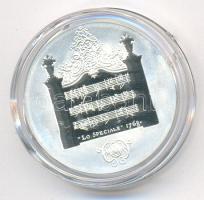 Lapis András (1942-) 1999. "Joseph Haydn" Ag(0.999) emlékérem (12g/29.4mm) dísztokban T:PP...