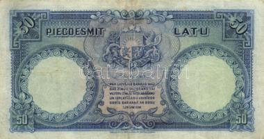 Lettország 1934. 50L T:III
Latvia 1934. 50 Latu C:F