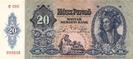 1941. 20P (3x) egymás utáni sorszámmal T:I