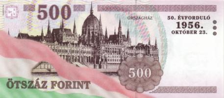 2006. 500Ft "1956-os forradalom évfordulója" (2x) "EB" széria T:I,I-