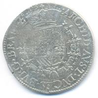 Spanyol Németalföld / Brabant 1619. Patagon Ag "Albert és Erszébet" Antwerpen (42mm/27.53g) T:3 Spanish Netherlands / Brabant 1619. Patagon Ag "ALBERTVS ET ELISABET DEI GRATIA / ARCHID AVST DVCES BVRG BRAB Zc 16-19" Antwerpen (42mm/27.53g) C:F Davenport 4432.