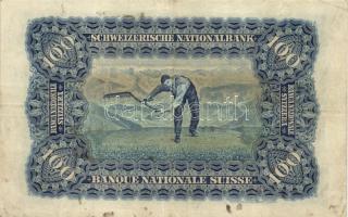 Svájc 1924. 100Fr T:III
Switzerland 1924. 100 Francs C:F