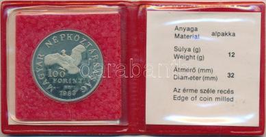 1983. 100Ft "Simon Bolivár" alpakka T:PP Eredeti tokban, tanúsítvánnyal!