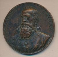 Lengyelország / Anton Scharff (1845-1903) 1888. "Franciszek Smolka" bronz emlékérem (64mm)...