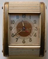 cca 1940 Westclox art deco utazó óra (két helyen kis repedés van rajta, nem működik) /
Vintage Westc...